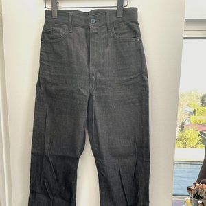 G-Star Raw Denim Tedie Ultra High Straight Jeans - Black